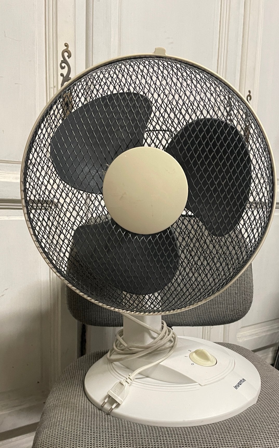 OPRUIMING!!Inventum tafelventilator – werkt prima, Witgoed en Apparatuur, Ventilatoren, Ophalen, Gebruikt, Tafelventilator