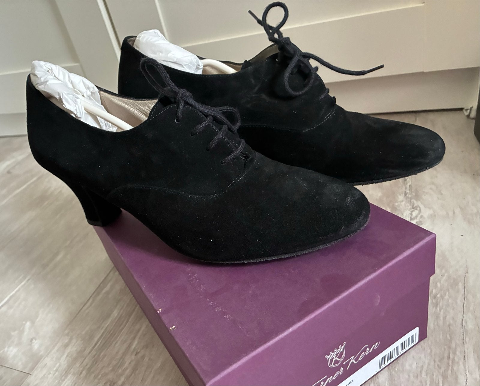 Werner Kern Dansschoenen Zwart Maat 6, Ophalen of Verzenden, Zo goed als nieuw, Schoenen