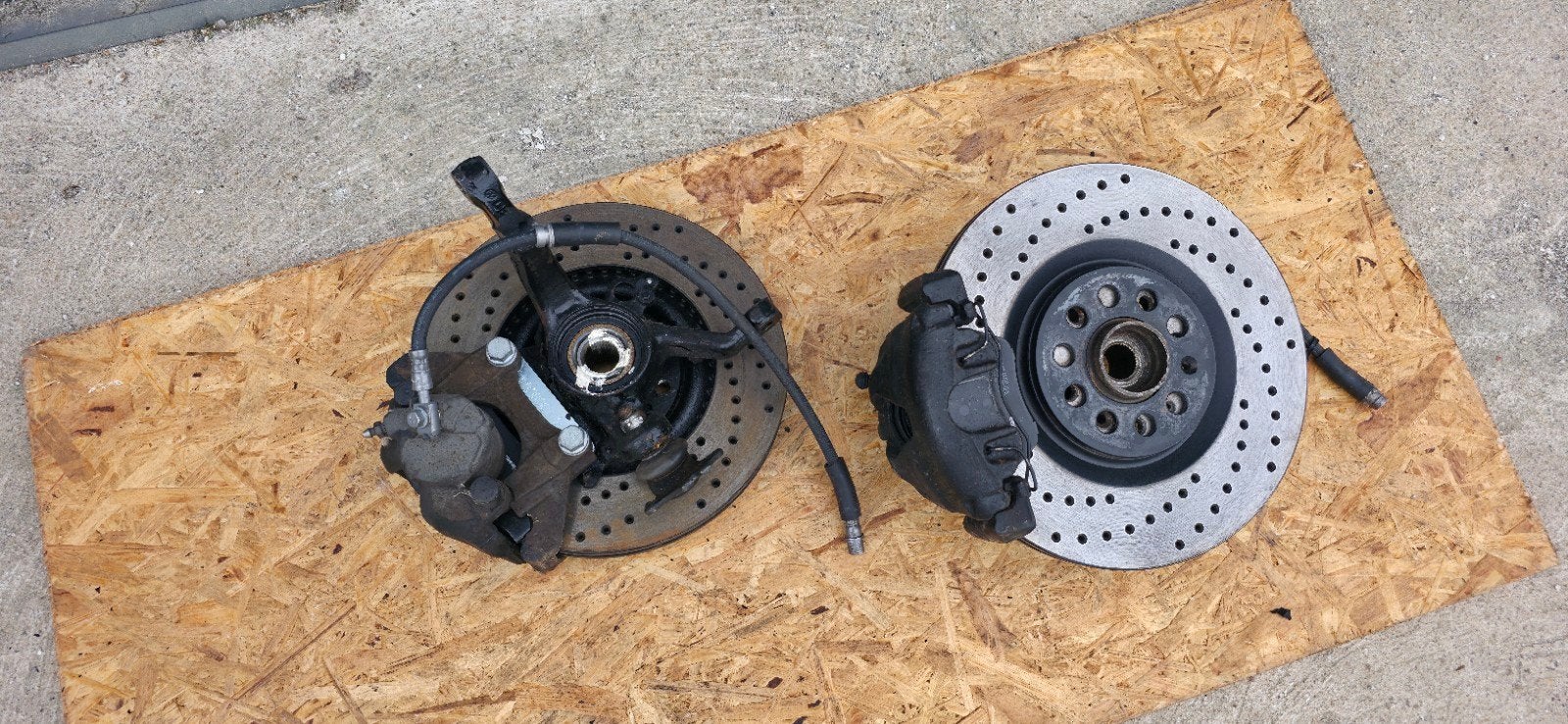 Grote remmen golf 2/3 corrado 312mm/280mm, Ophalen, Gebruikt, Audi
