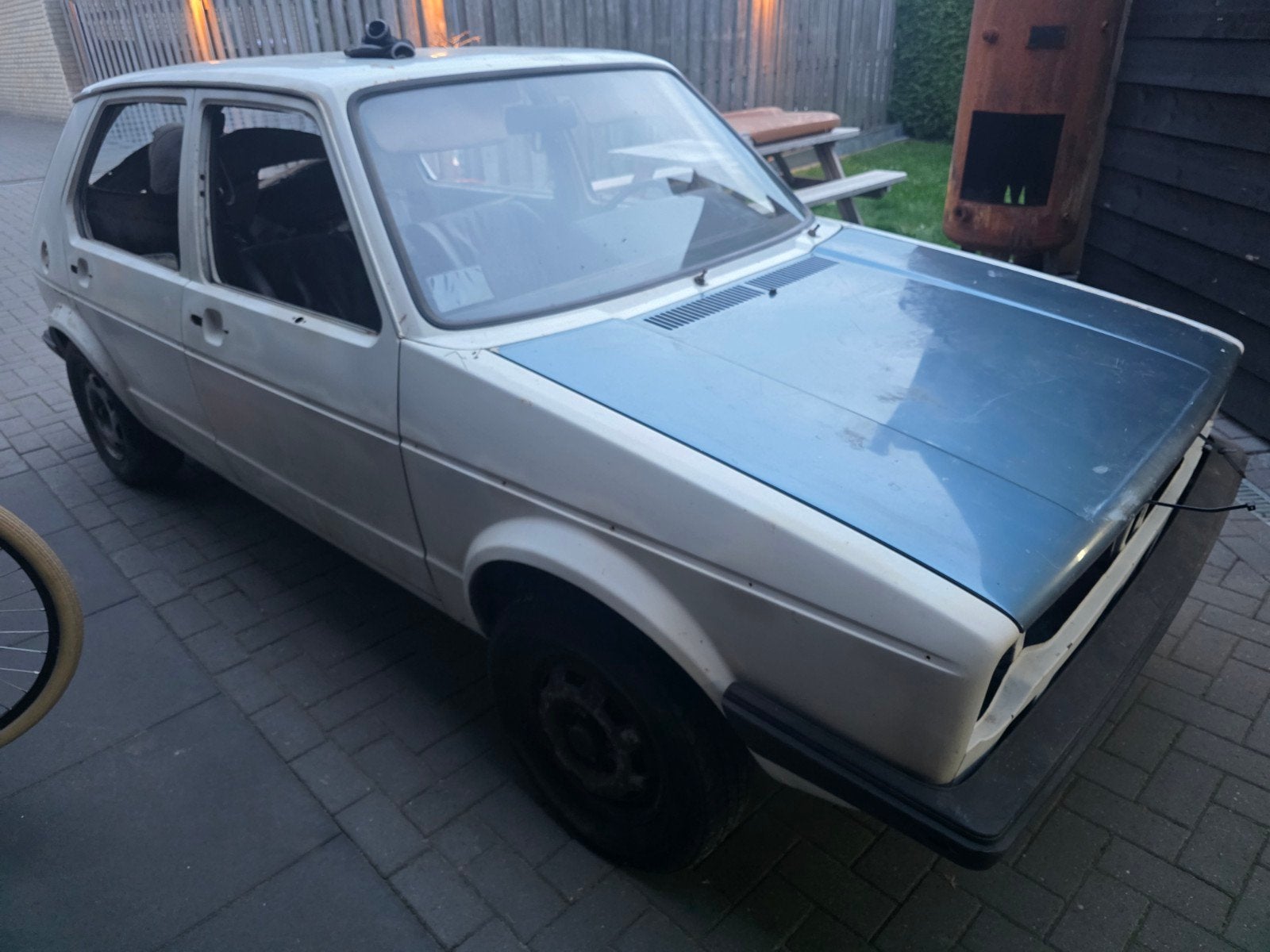 Volkswagen golf 1 1980, Auto's, Voorwielaandrijving, Zwart, Leder, Particulier