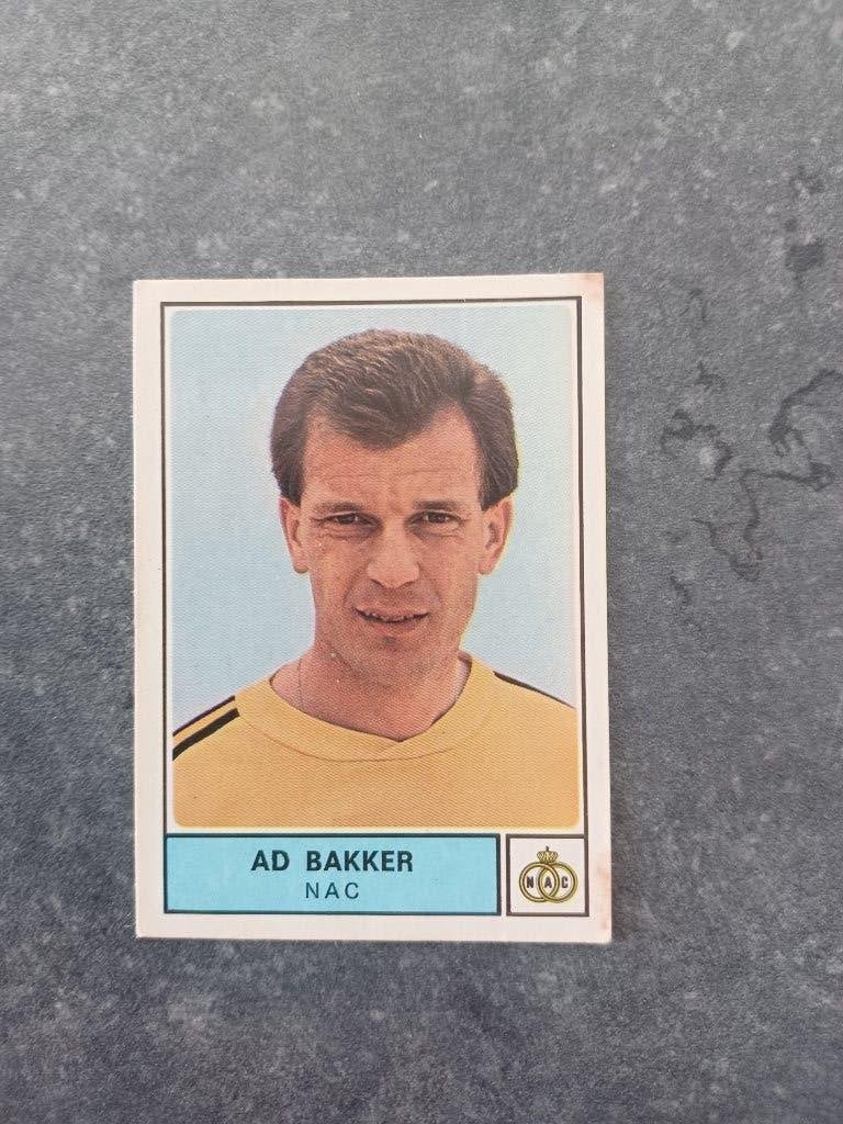 panini 78 Ad Bakker, Verzamelen, Sportartikelen en Voetbal, Ophalen of Verzenden, Zo goed als nieuw, Buitenlandse clubs, Poster, Plaatje of Sticker