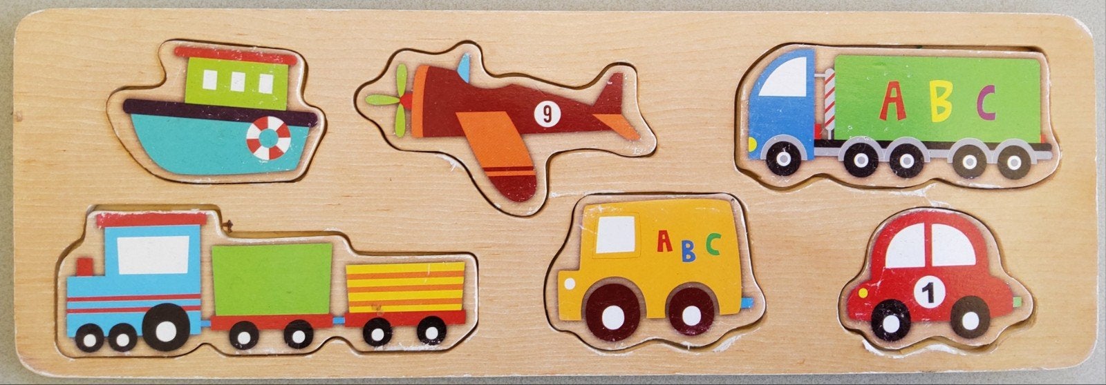 Houten voertuigen puzzel voor kinderen, Kinderen en Baby's, Speelgoed | Babyspeelgoed, Ophalen of Verzenden