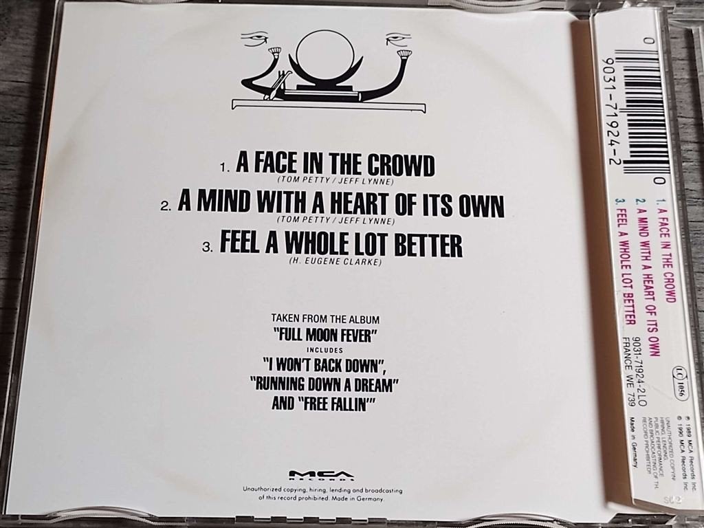 Tom Petty ‎– A Face In The Crowd [CD Single], Ophalen of Verzenden, Zo goed als nieuw, Pop