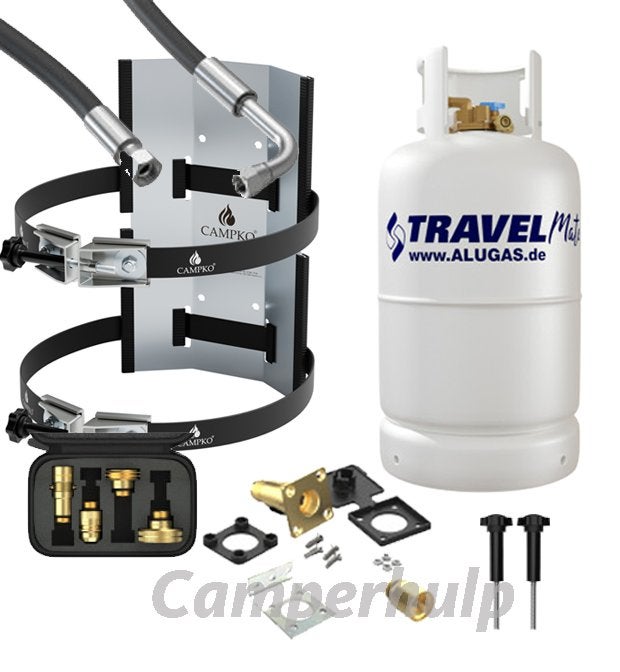 COMPLETE HERVULBARE LPG-INSTALLATIESET, Caravans en Kamperen, Ophalen of Verzenden, Nieuw
