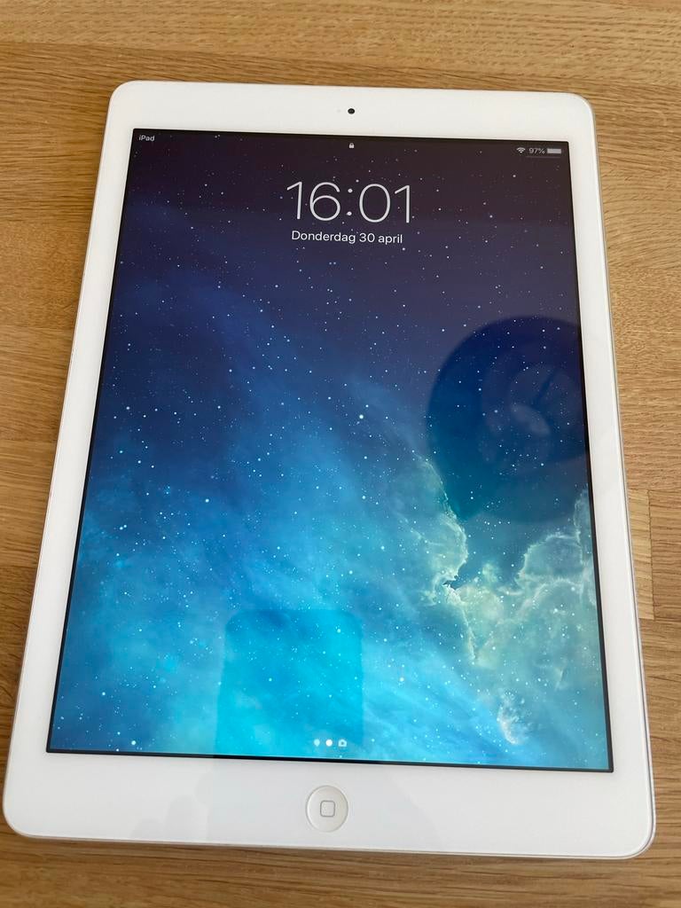 Apple iPad Air 16GB Wit, Computers en Software, Apple iPads, 9 inch, Gebruikt, Wit, Apple iPad Air