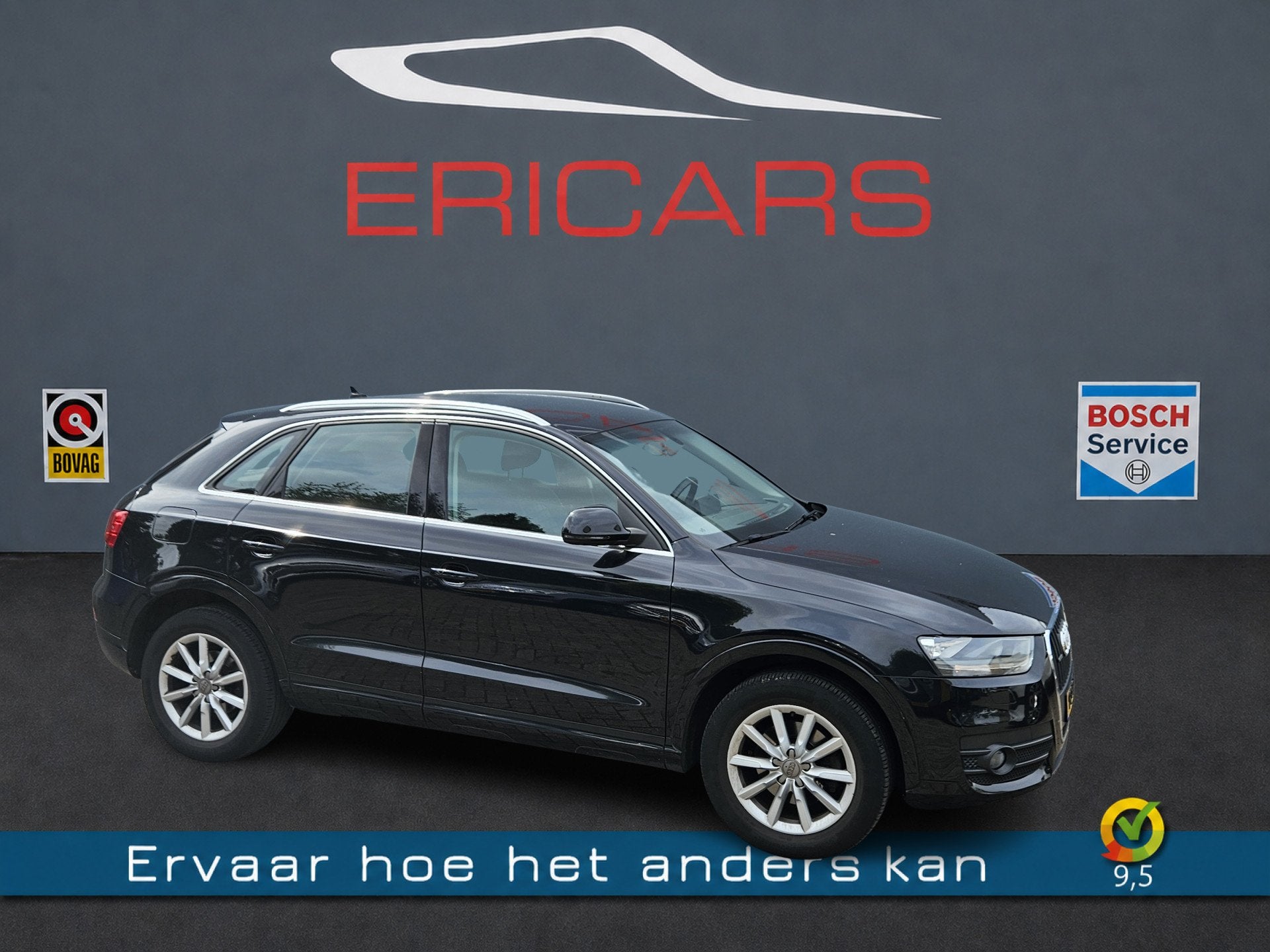 Audi Q3 2.0 TFSI quattro Pro Line NAVI TEL CC (bj 2012), Auto's, Audi, Euro 5, Stof, Zwart, 4 cilinders
