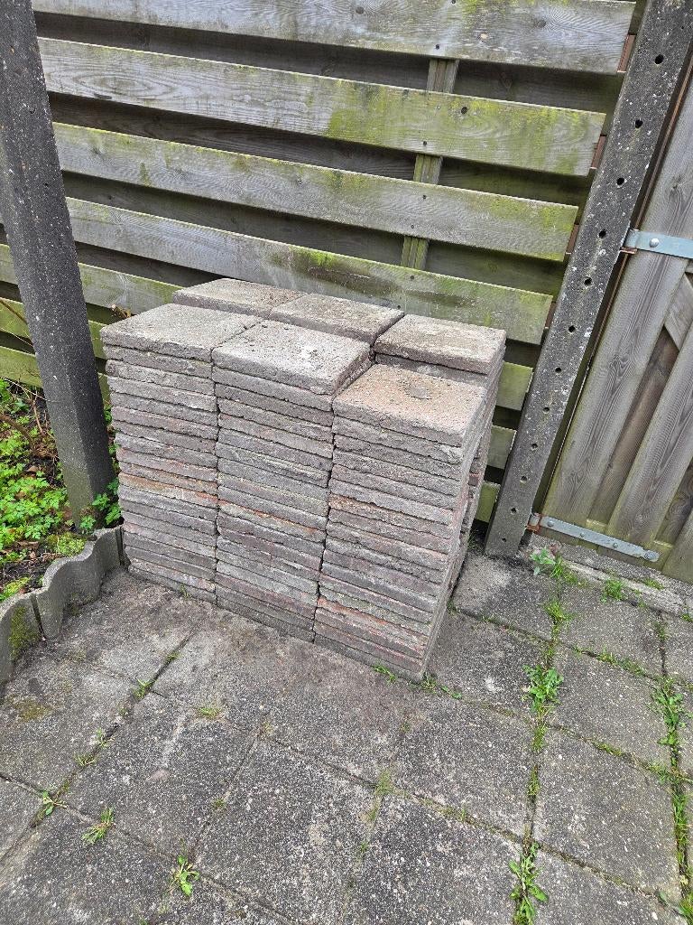 Tuintegels 10 vierkante meter 30x30, Ophalen, Gebruikt, 5 tot 10 m², Beton