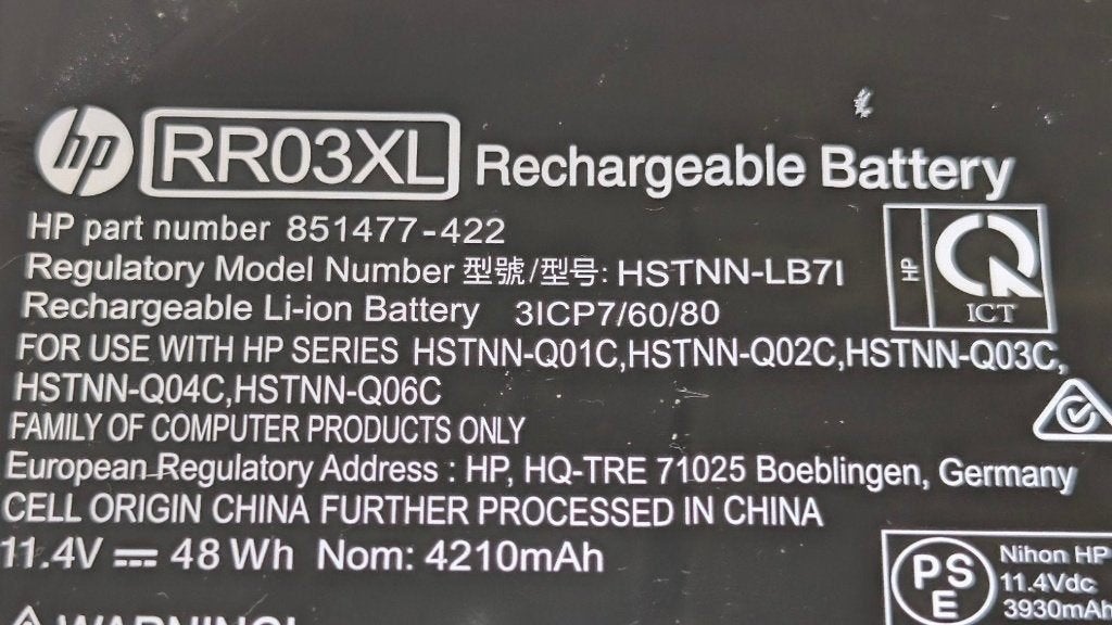 HP RR03XL Laptop Accu voor ProBook 450 G5 - 48Wh, Ophalen of Verzenden