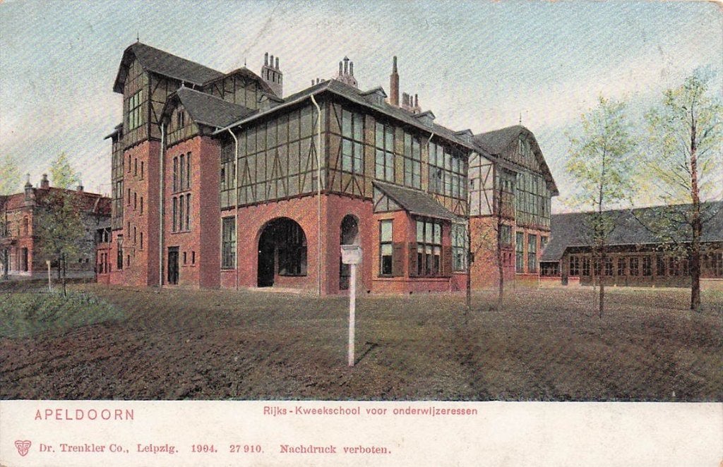 702-210-035 Apeldoorn Rijks -Kweekschool Voor Onderwijzeres, Verzenden, Voor 1920, Gelderland