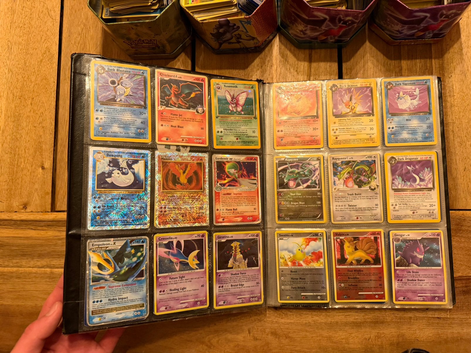 Oude pokemon collectie (zeldzaam), Hobby en Vrije tijd, Ophalen of Verzenden, Gebruikt, Meerdere kaarten, Foil
