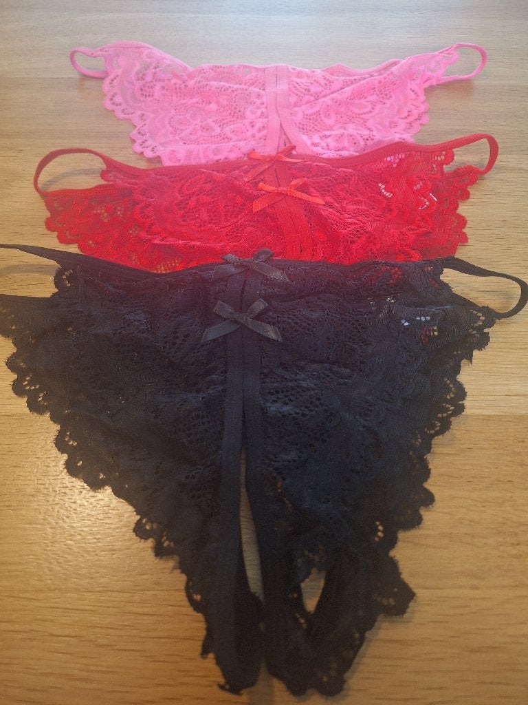 3 dames string maat m, Kleding | Dames, Ondergoed en Lingerie, Verzenden, Overige kleuren, String