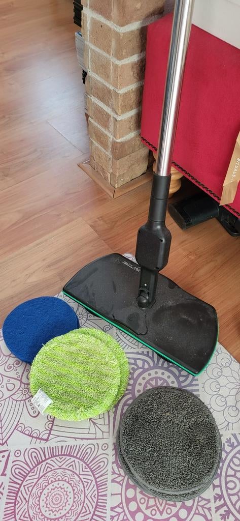 Elektrische powertwin mop, Ophalen