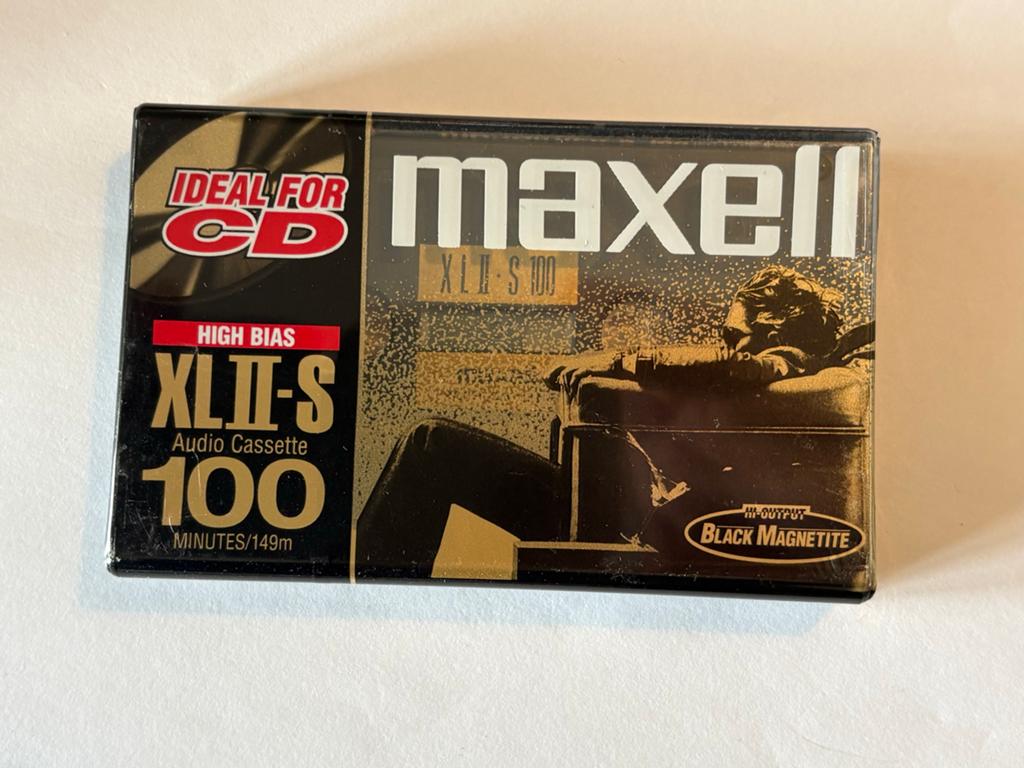 Maxell XLII-S 100 cassettebandje - USA, Cd's en Dvd's, Cassettebandjes, Overige genres, 1 bandje, Ophalen of Verzenden, Nieuw in verpakking