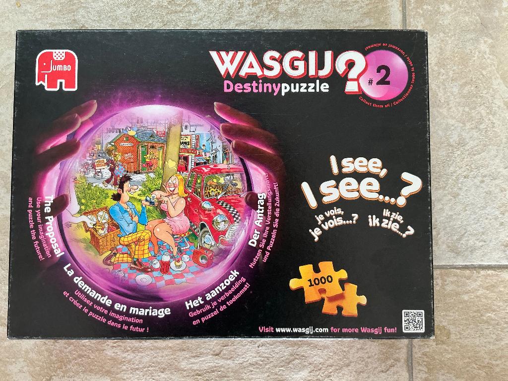 Wasgij? Destiny nr. 2 1000 stukjes compleet  ruilen kan ook, Ophalen, 500 t/m 1500 stukjes, Zo goed als nieuw, Puzzelboek