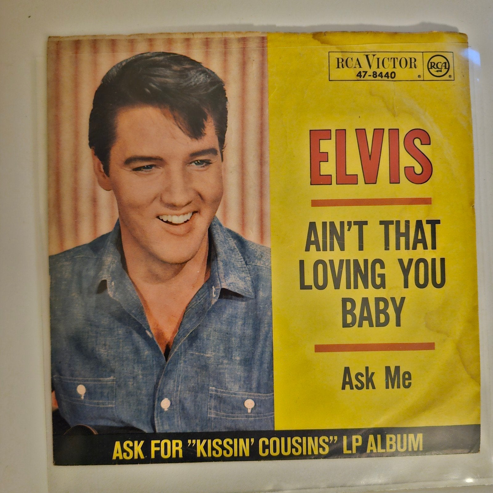 Elvis Presley - Ain't That Loving You Baby / Ask Me (EP), 7 inch, Ophalen of Verzenden, Pop, EP