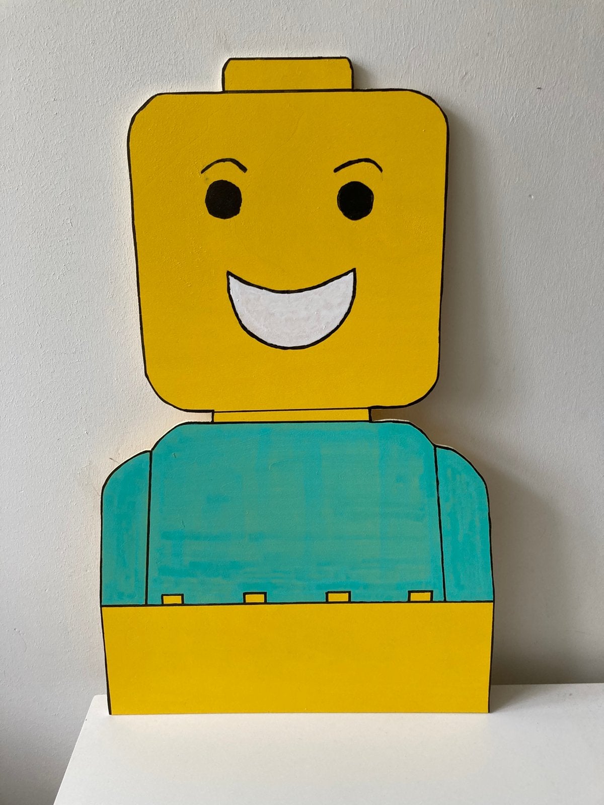 Lego verjaardag / geboortebord, Kinderen en Baby's, Kraamcadeaus en Geboorteborden, Ophalen of Verzenden, Nieuw, Geboortebord