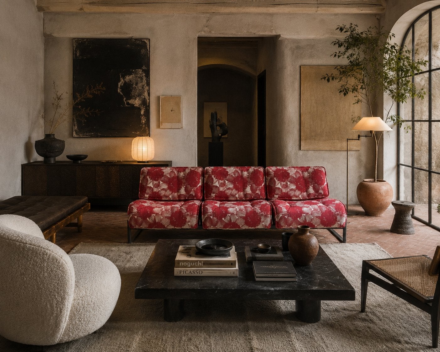Vico Magistretti Veranda Bank voor Cassina, Huis en Inrichting, Ophalen, Zo goed als nieuw, 75 tot 100 cm, Minder dan 150 cm