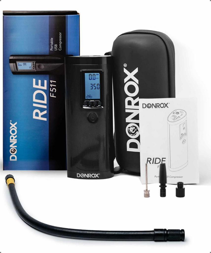 Donrox compressor / bandenpomp, Ophalen of Verzenden, Zo goed als nieuw