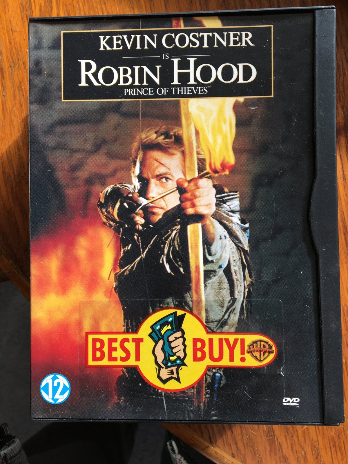 Robin Hood, Prince of Thieves, dvd., Vanaf 12 jaar, Ophalen of Verzenden, Zo goed als nieuw