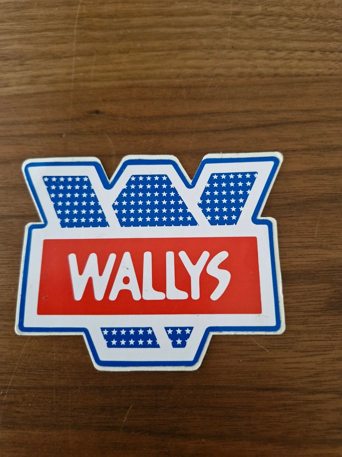 12166 Wallys Sticker - Uniek Design met Sterrenpatroon, Ophalen of Verzenden