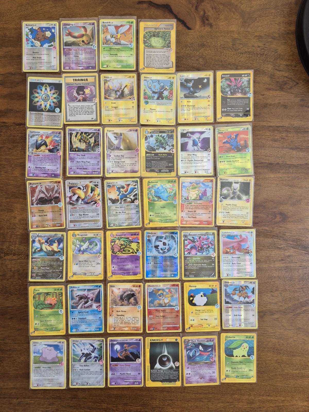Collectie Oude Pokémon kaarten '95-2009., Verzenden, Zo goed als nieuw, Meerdere kaarten