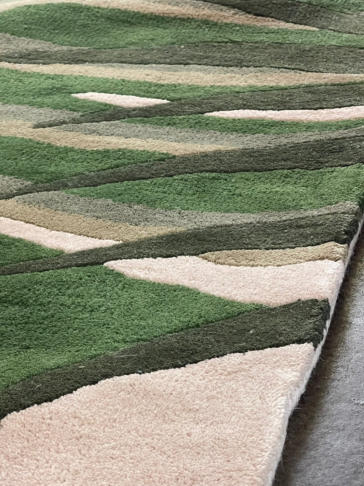 Brink en Camoman Samderson Manilla tapijt 2 x 280, Ophalen, Rechthoekig, Groen, Nieuw
