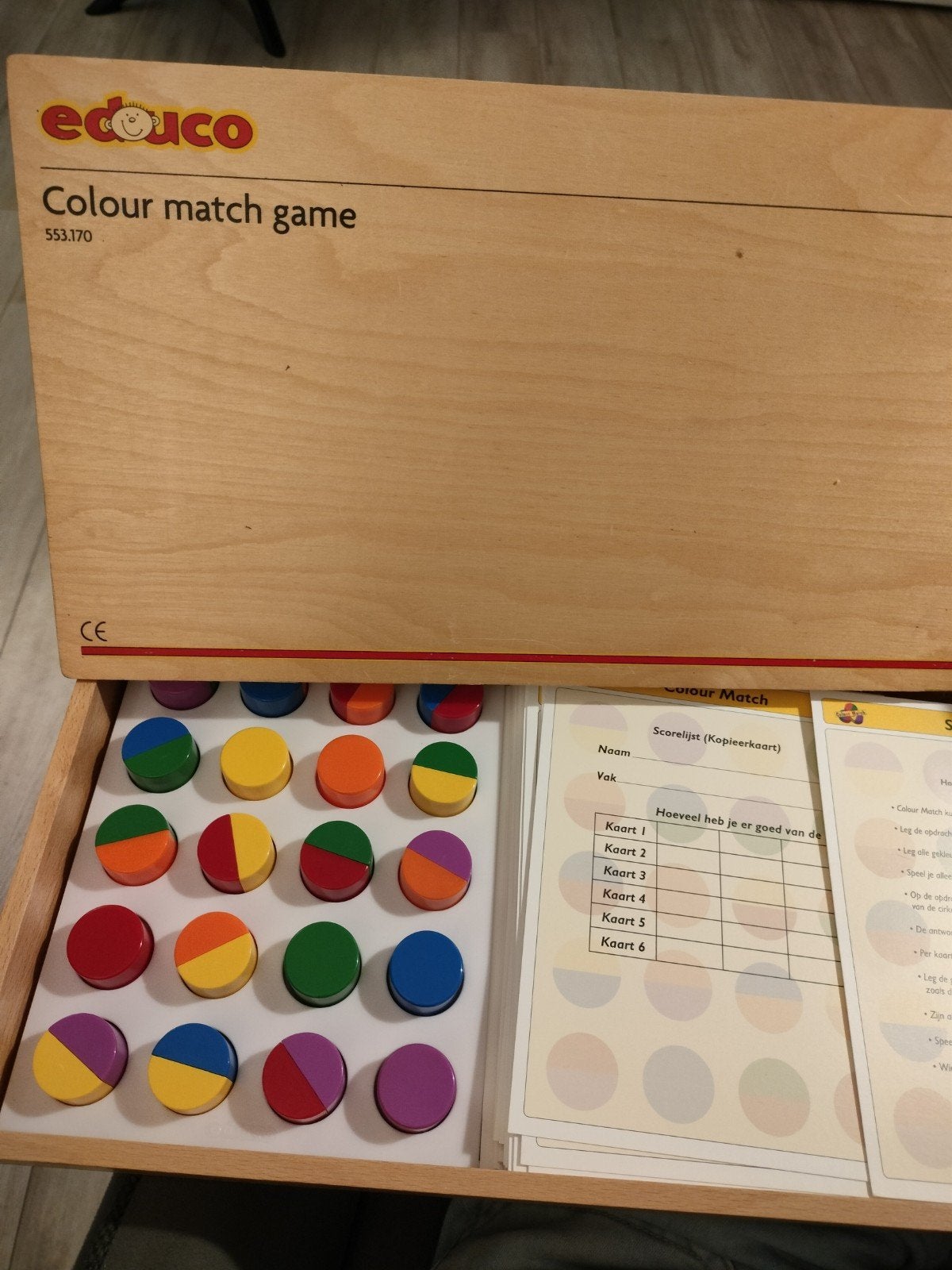 Educo colour match game 553.170, Ophalen of Verzenden, Nieuw, Puzzelen