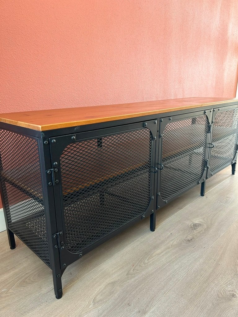 Tv meubel Ikea (FJÄLLBO), Ophalen, 100 tot 150 cm, Zo goed als nieuw, Minder dan 100 cm
