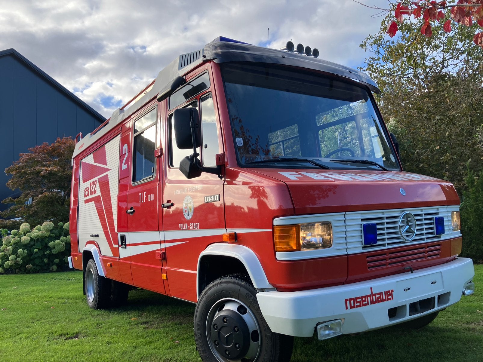 Mercedes 814D vario 4x2 brandweer., Auto's, Overige modellen, 4 cilinders, Particulier, Te koop