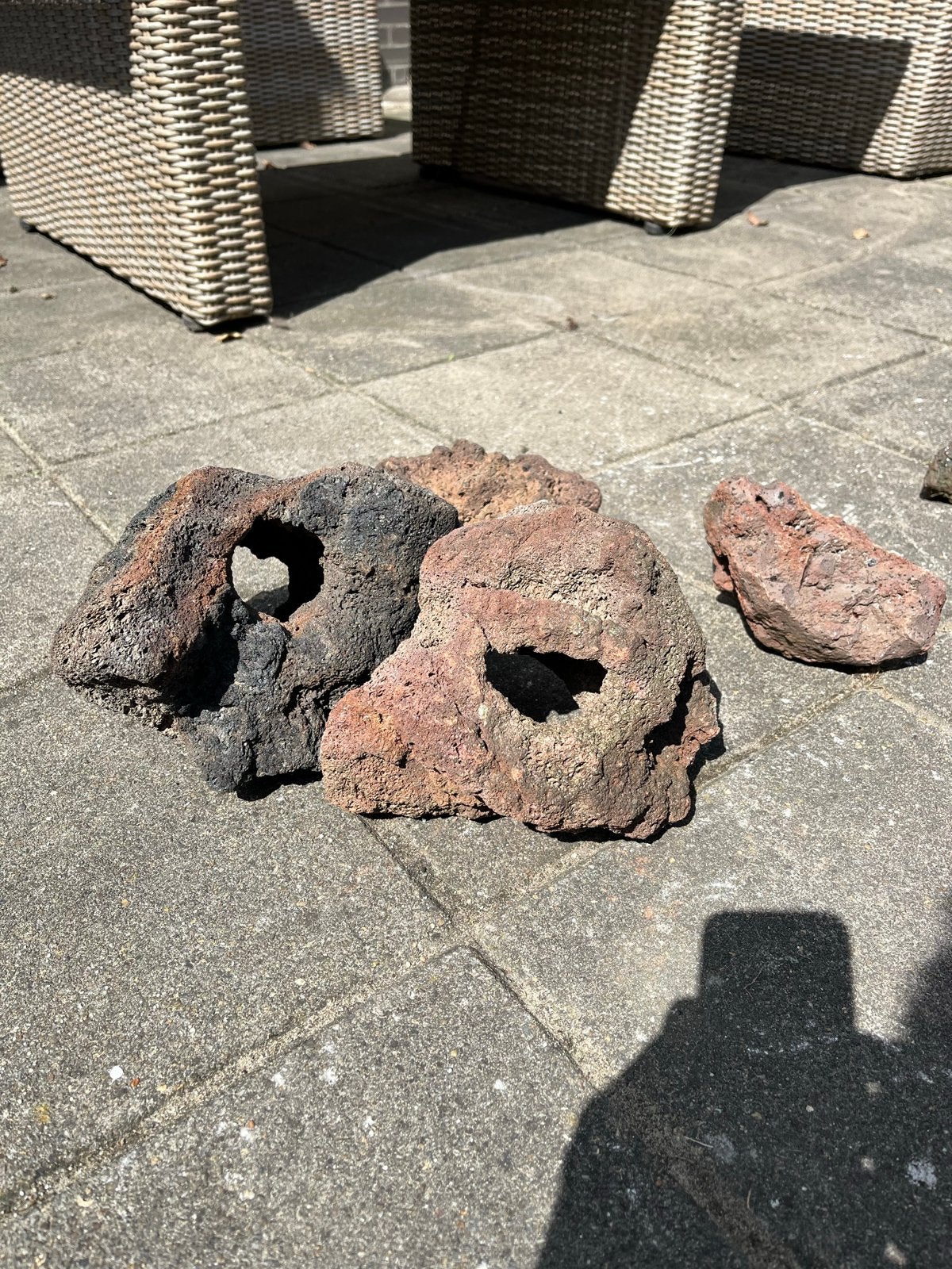 Lava rotsen aquarium, Dieren en Toebehoren, Ophalen, Gebruikt, Plant(en), Steen of Hout