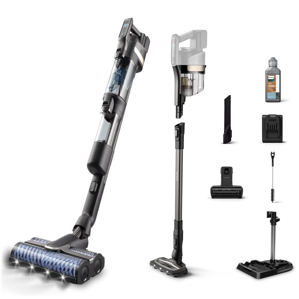 Phillips 9000-serie AquaTrio snoerloze stofzuiger en dweil, Bedienbaar via app, Philips, Ophalen of Verzenden, Zo goed als nieuw