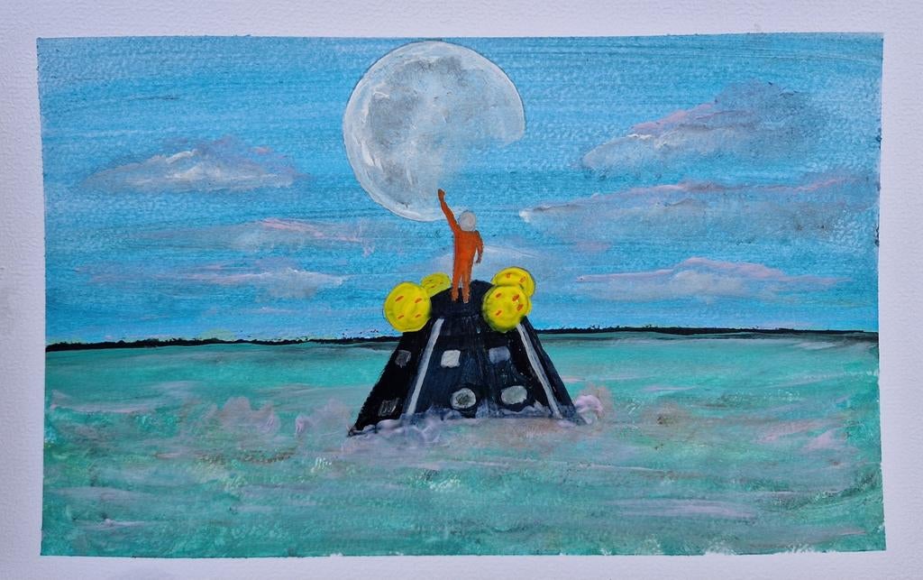 Splashdown - Artemis 2 terugkeer, Antiek en Kunst, Ophalen of Verzenden