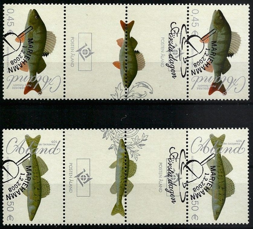 Aland SG MS 306 gebruikt (serie compl) - 27-03-2008 - 0,45, Verzenden, Finland, Gestempeld