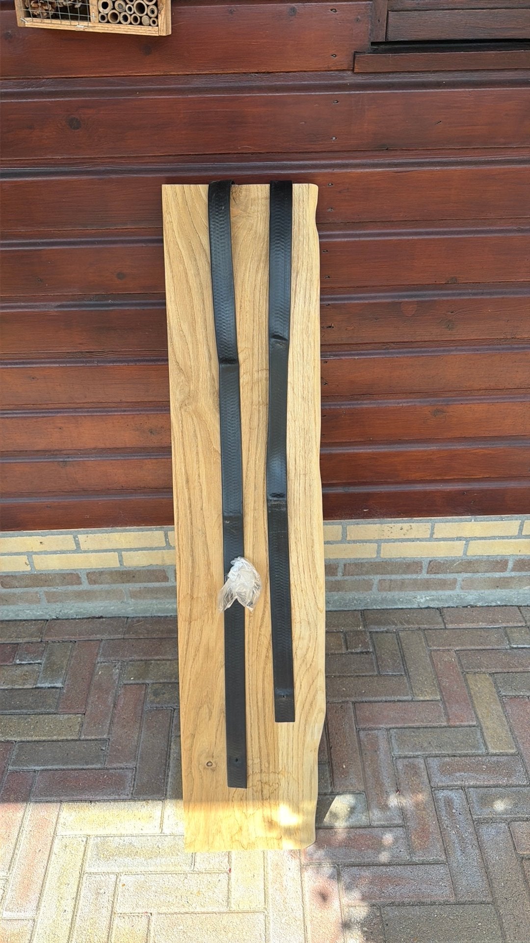 Wandplank massief eiken, Ophalen, Zo goed als nieuw