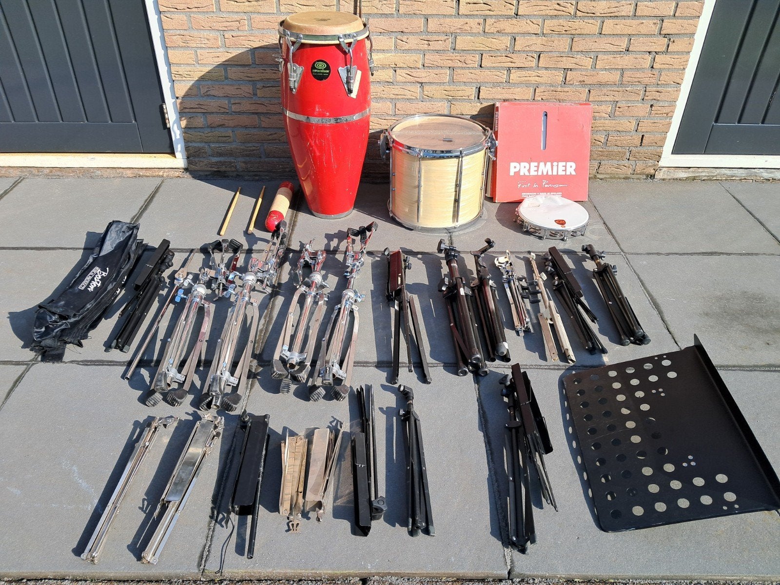 Diverse drum- en percussie-accessoires en standaarden, Ophalen, Gebruikt, Premier