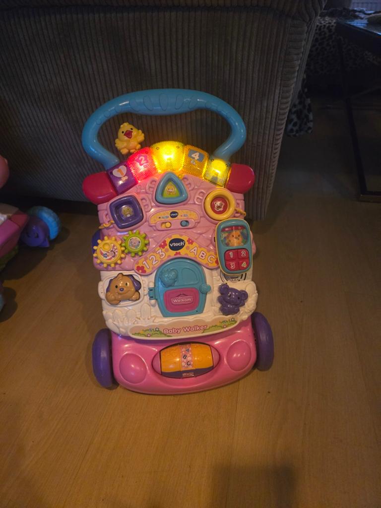 Loopwagentje nog als nieuw, Kinderen en Baby's, Speelgoed | Vtech, Ophalen of Verzenden, Zo goed als nieuw