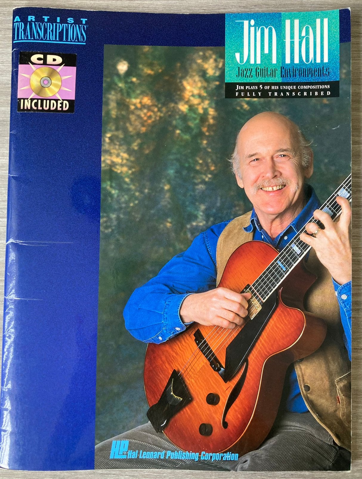 JIM HALL Jazz Guitar Environment + CD, Muziek en Instrumenten, Ophalen of Verzenden, Zo goed als nieuw