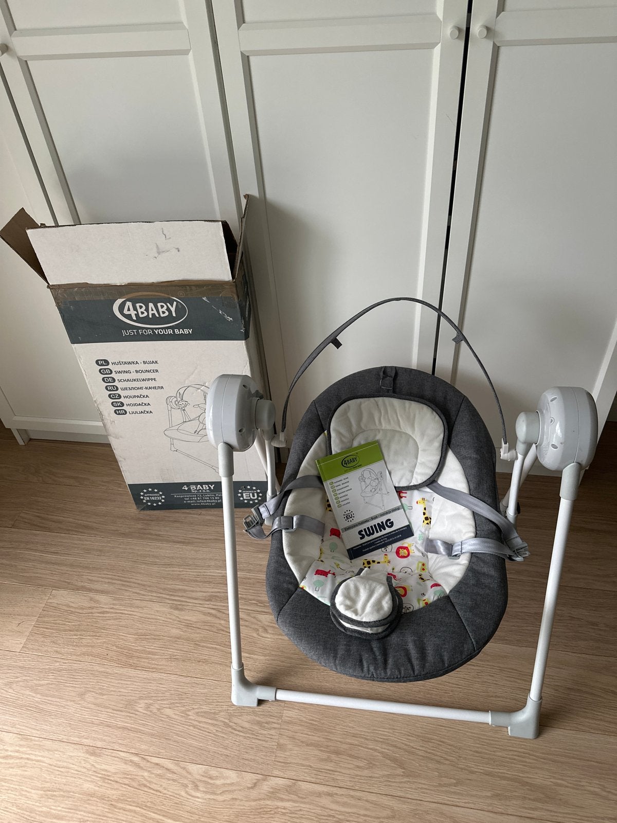 4BABY Schommelstoel voor Baby's, Ophalen of Verzenden, Gebruikt