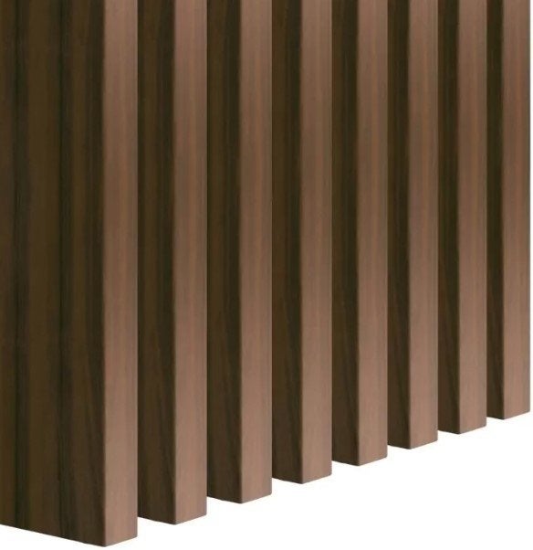 Vrijstaande mdf-latten walnoot – 6 stuks, Ophalen, Nieuw