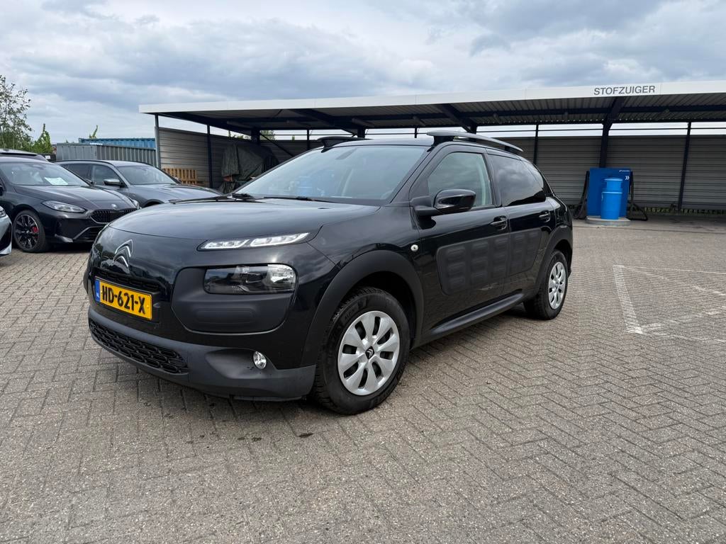 Citroën C4 Cactus 1.2 2015 Zwart automaat!, Auto's, Citroën, 725 kg, Leder en Stof, Origineel Nederlands, Particulier