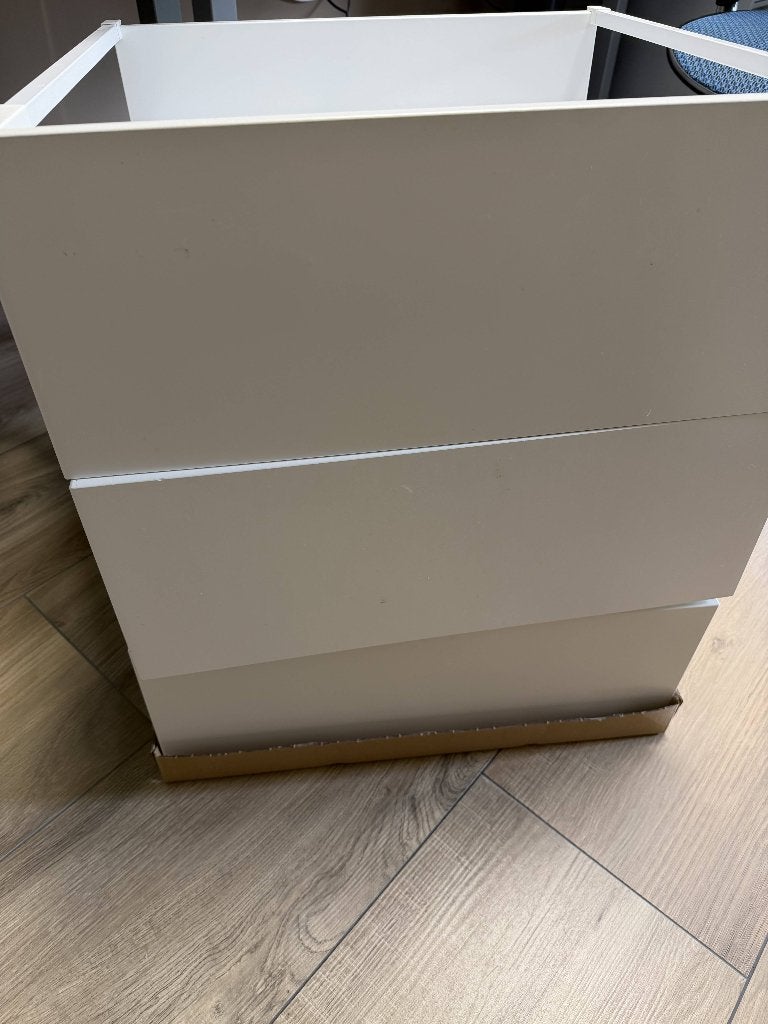 Binnenlade 3 stuks, Huis en Inrichting, Keuken | Keukenelementen, Ophalen, Gebruikt, Wit, 50 tot 100 cm