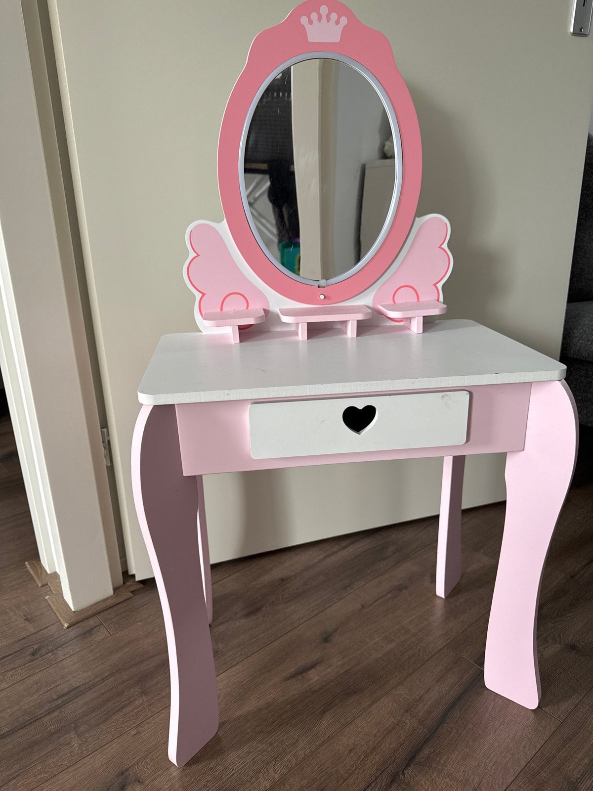 Roze prinsessen kaptafel voor kinderen, Ophalen, Gebruikt, Tafel(s)