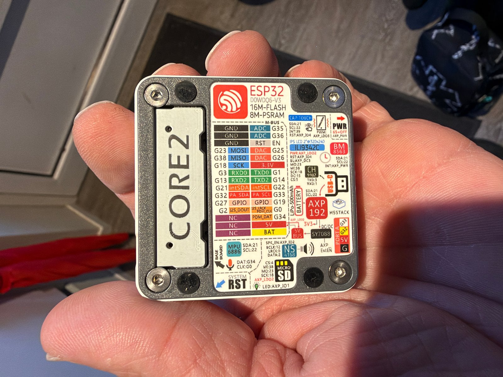 M5Stack CORE2 ESP32 Development Kit - Nieuwstaat, Ophalen of Verzenden, Zo goed als nieuw