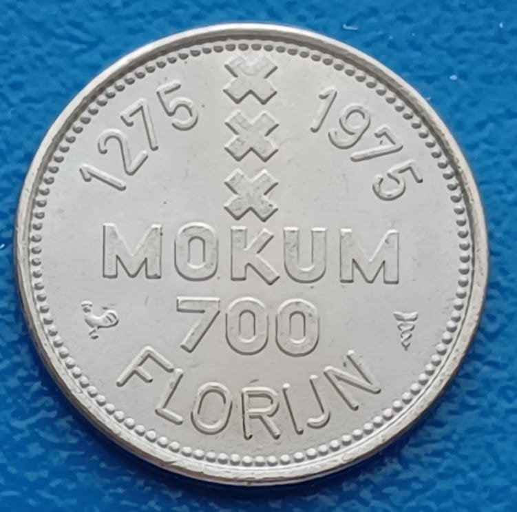 1 Mokum FLORIJN - Amsterdam 700 Unc, Ophalen of Verzenden, Overige materialen, Nederland