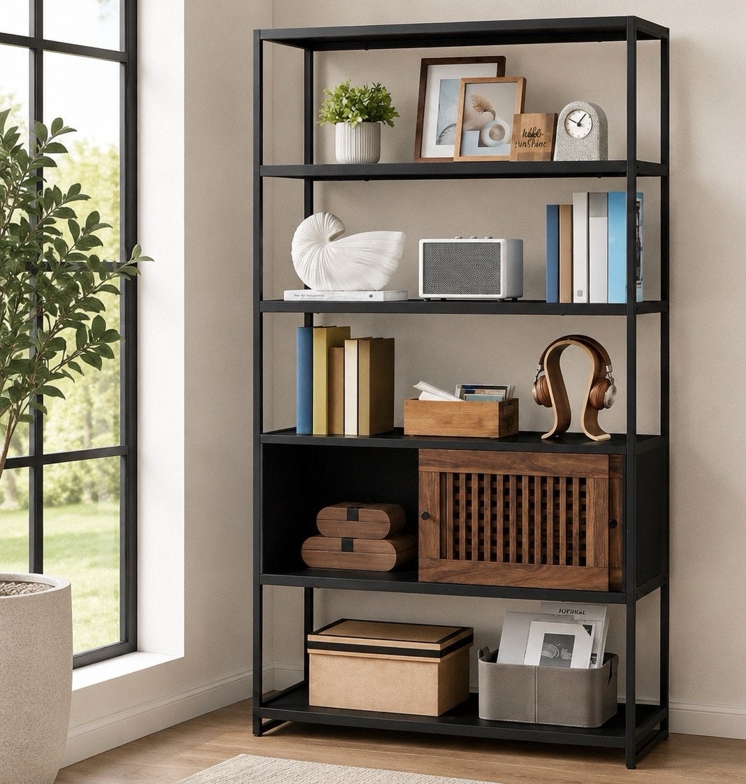Boekenkast, Ophalen, Nieuw, 50 tot 100 cm, Metaal