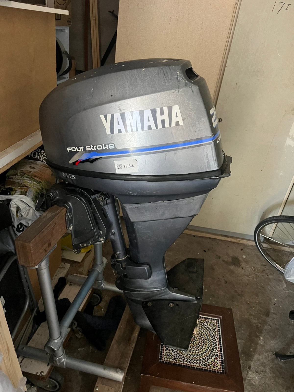 Yamaha 25pk langstaart buitenboordmotor, Ophalen, 10 tot 30 pk, Zo goed als nieuw, Buitenboordmotor
