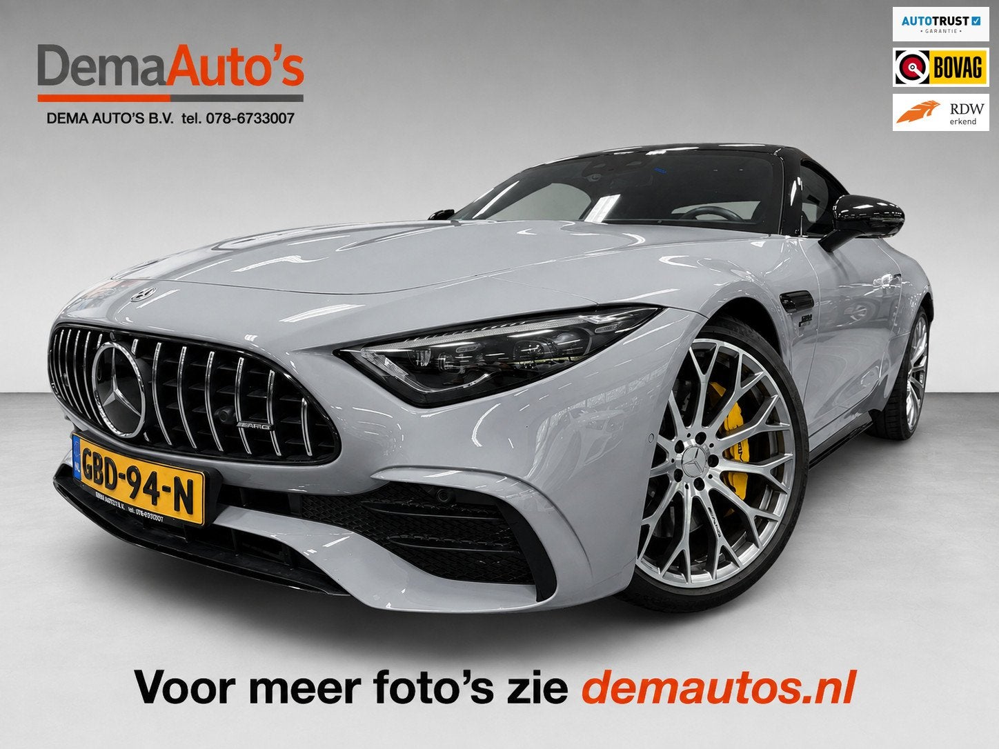 Mercedes-Benz SL-klasse Roadster AMG 43 FULL-OPTION!, Auto's, Dealer onderhouden, Achterwielaandrijving, 4 cilinders, Cabriolet