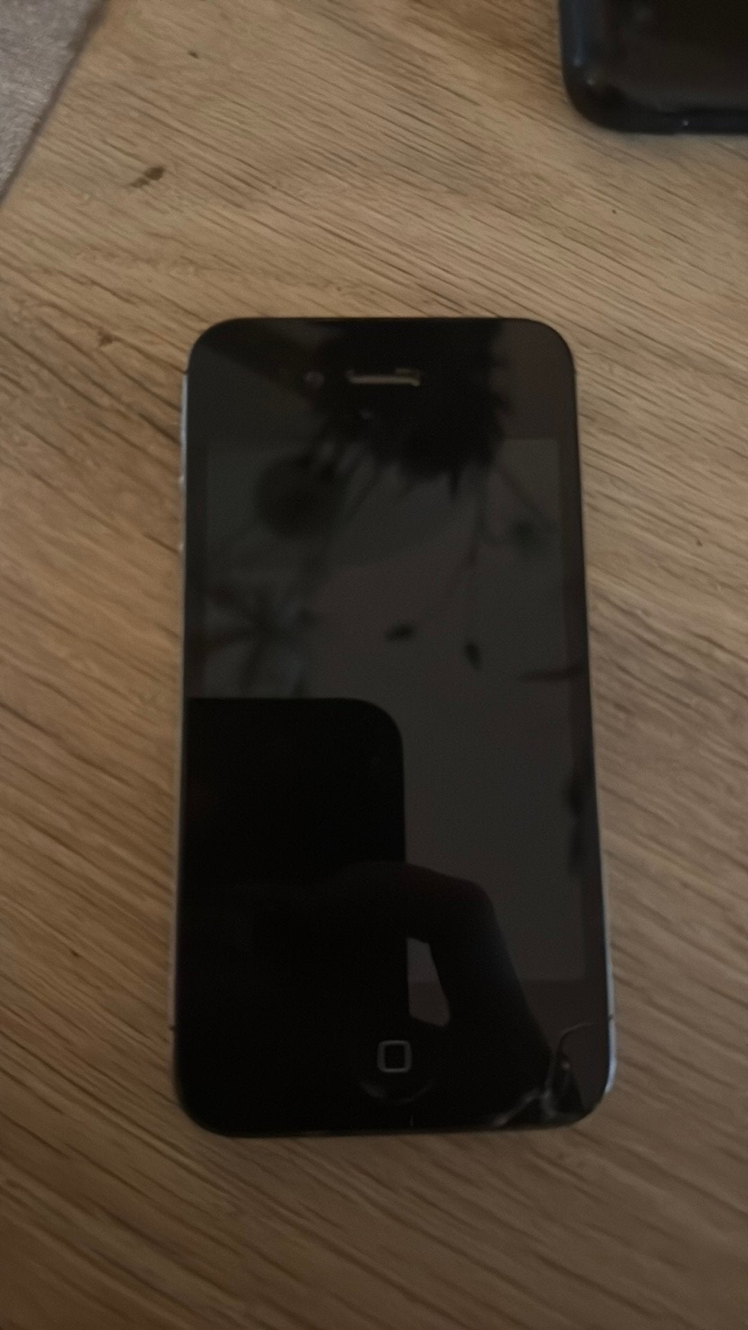 iPhone 4 Zwart - Geen oplader, Ophalen, Gebruikt, Zwart, IPhone 4