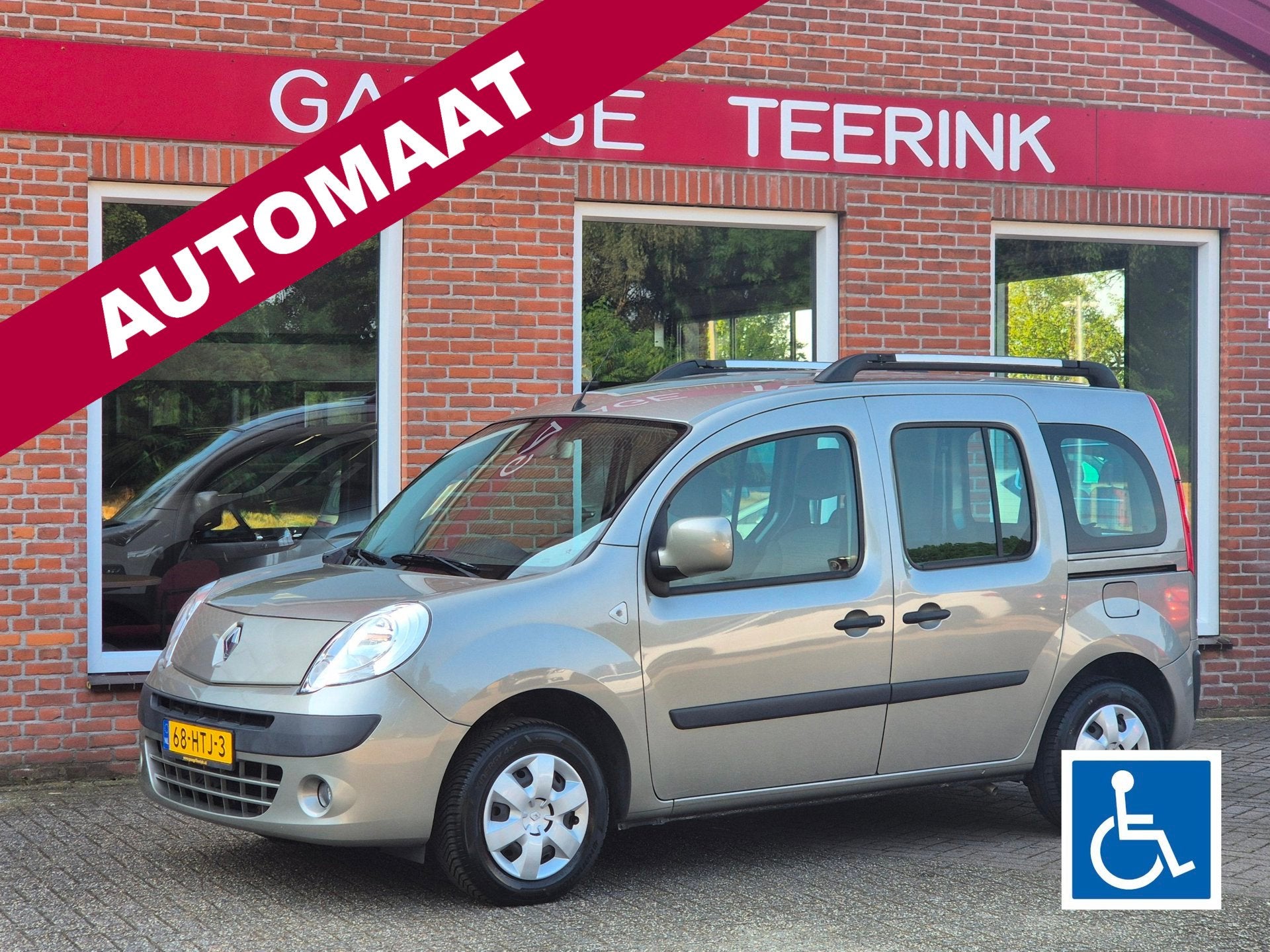 Renault Kangoo Family 1.6-16V Privilège 106PK 5drs AUTOMAAT, Auto's, Stof, Gebruikt, 1600 cc, Origineel Nederlands