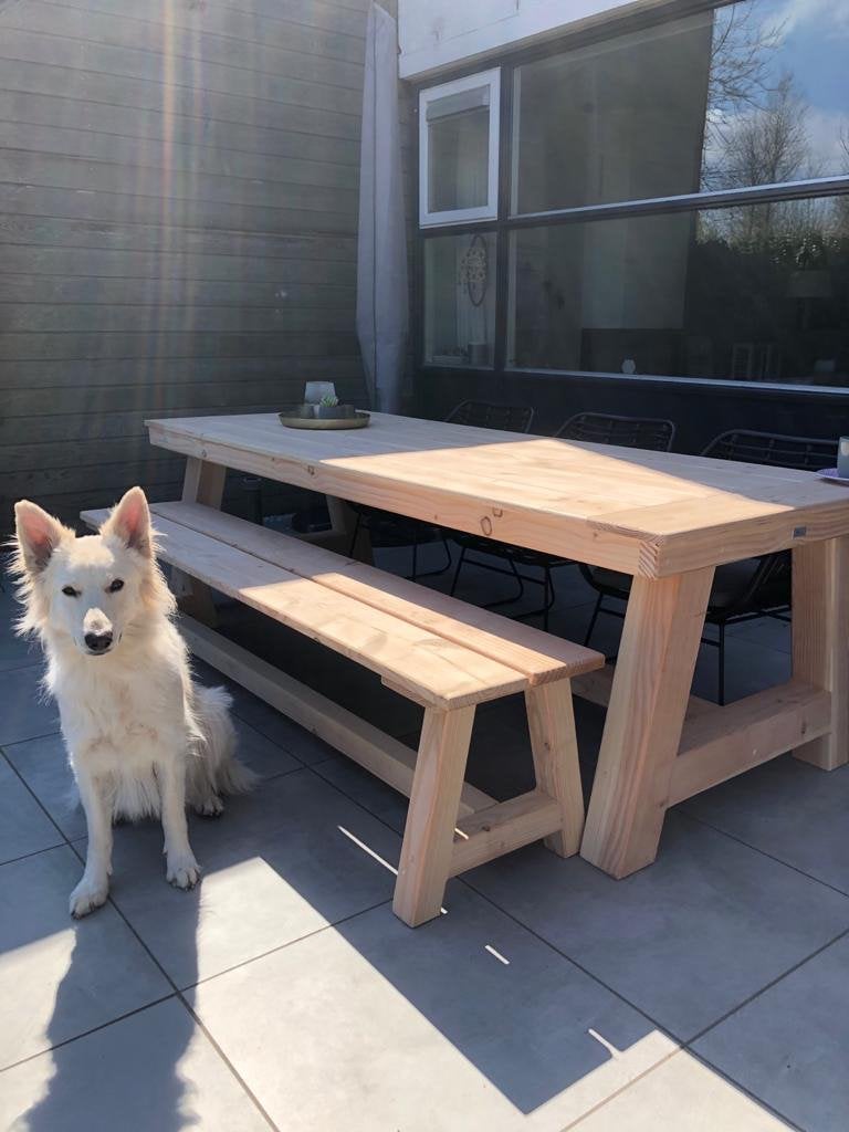 Douglas Tuintafels op Maat, Ophalen, Nieuw, Rechthoekig, Hout